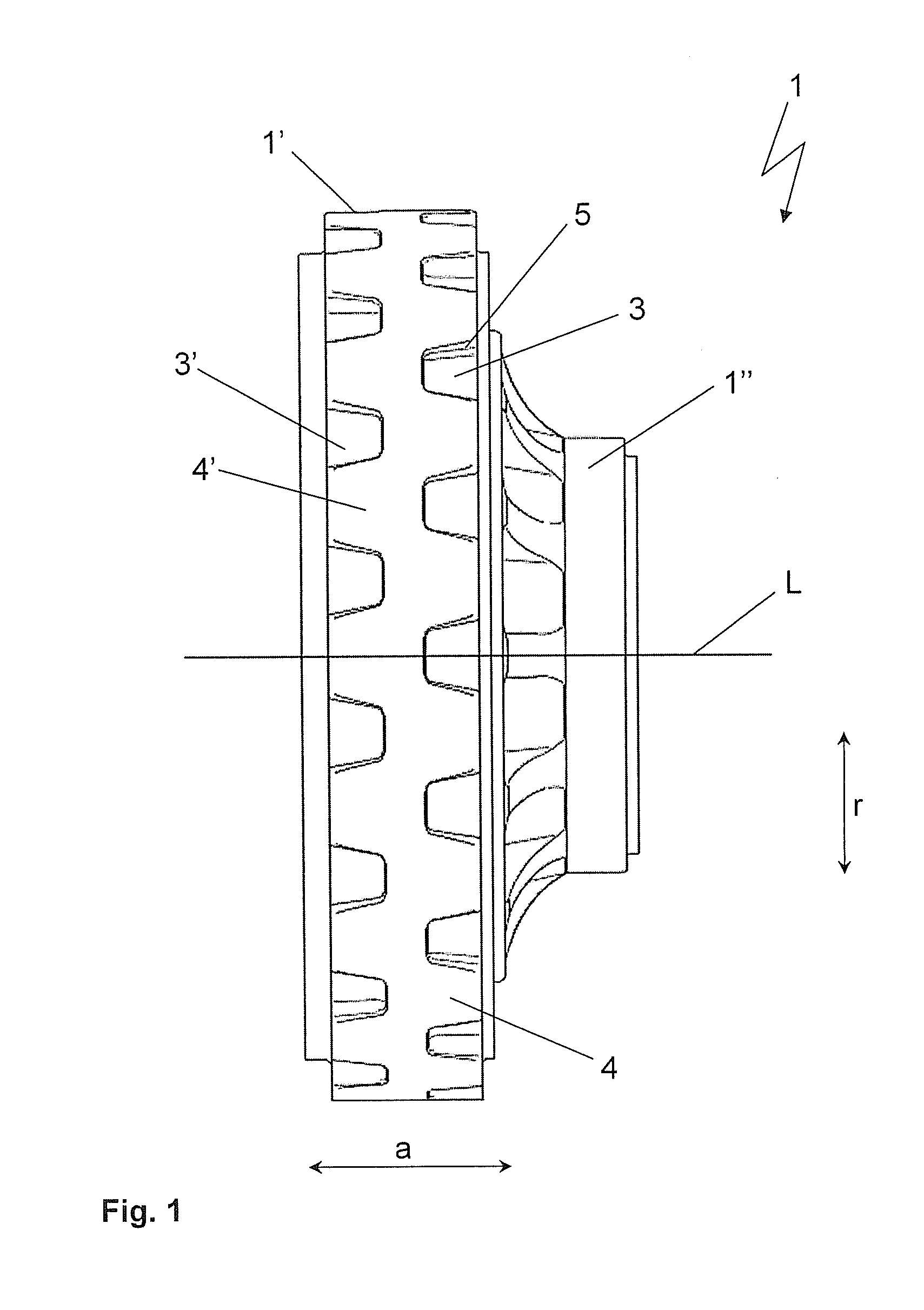 Spiral-toothed gear