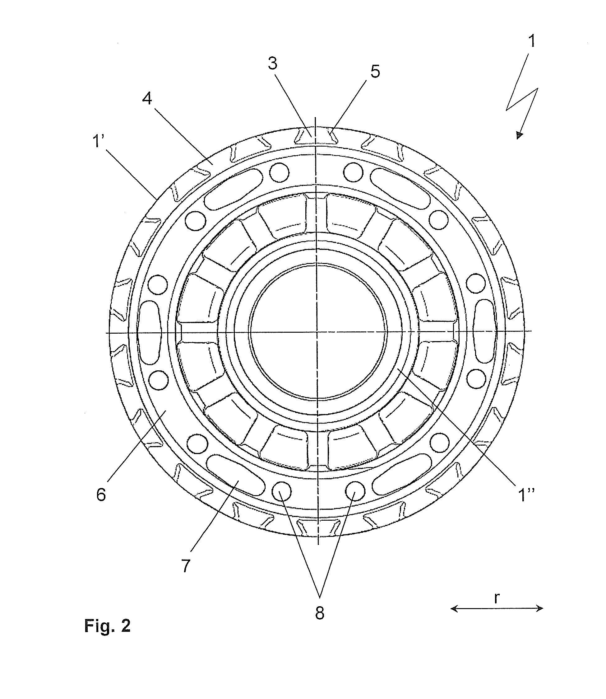 Spiral-toothed gear