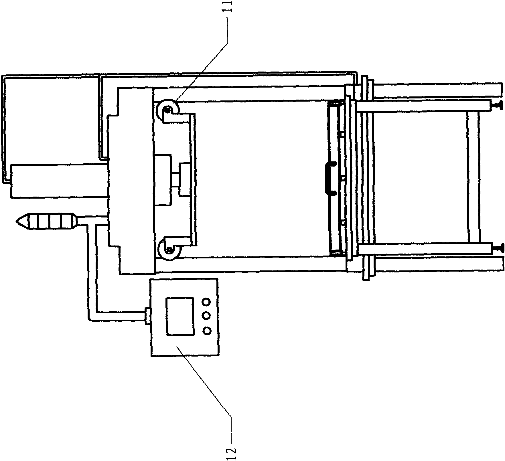 Numerical control and energy saving bean-product forming machine