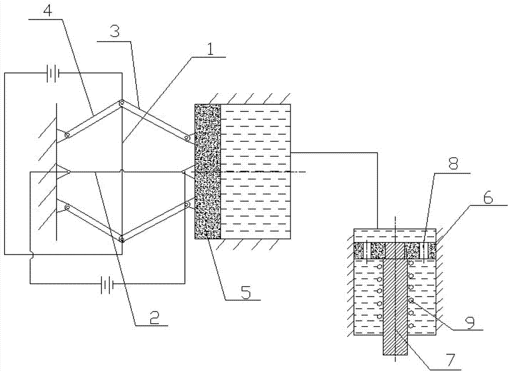 Micro-drive system and clamping system comprising same