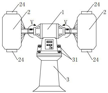 Double-shaft rolling type wear resistance testing device and method capable of simulating channel section form