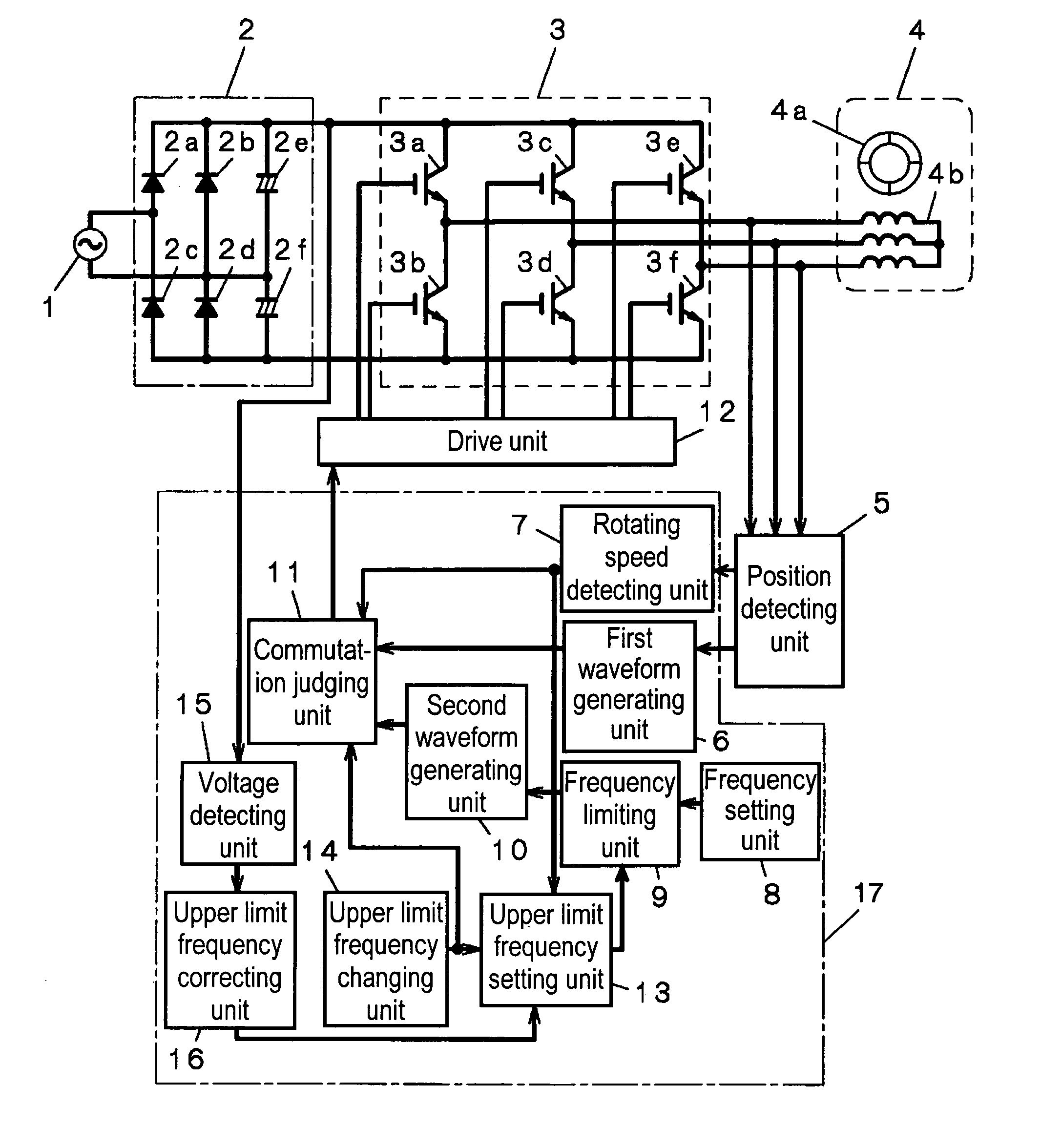 Brushless DC motor driving method and apparatus for it