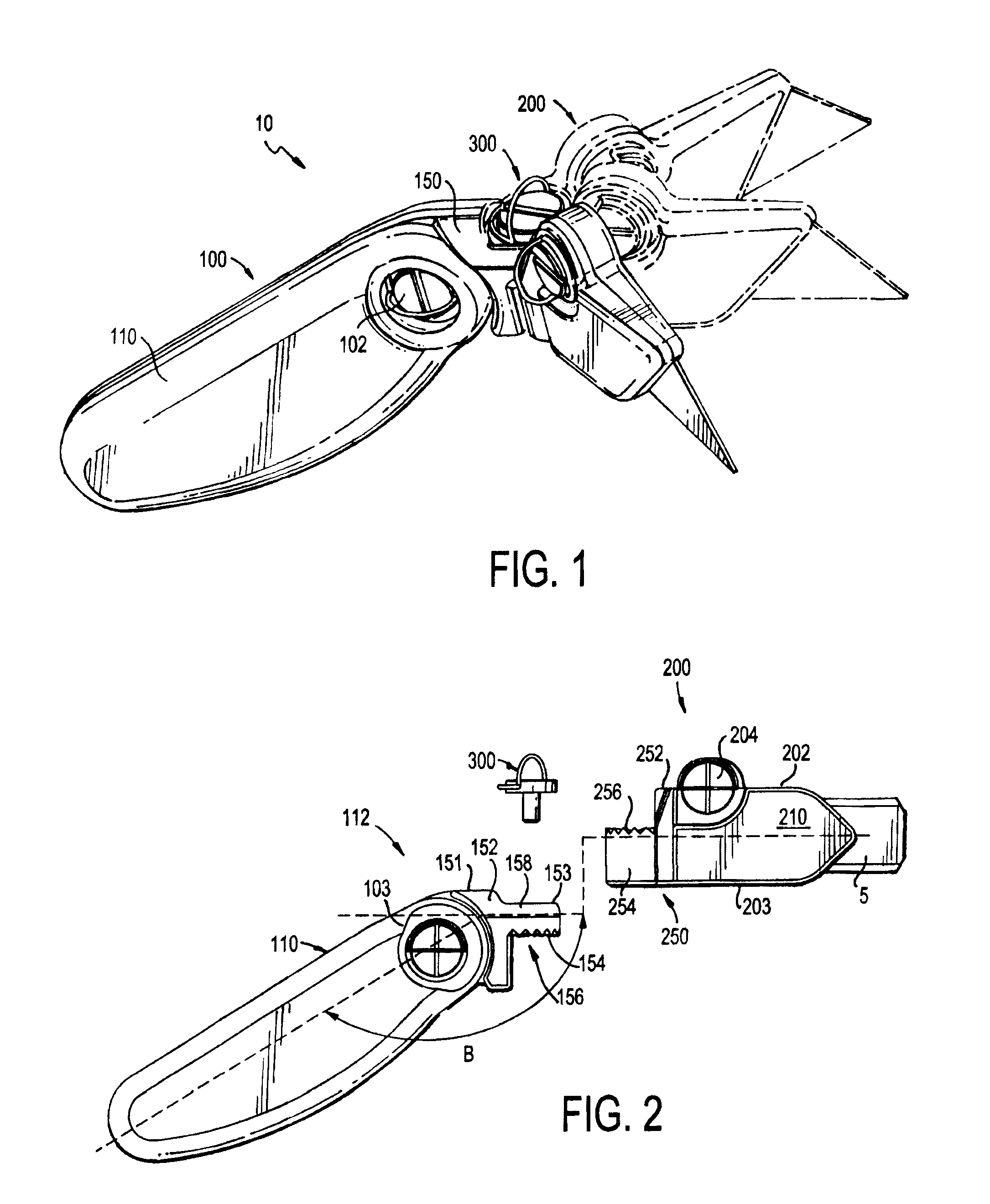 Utility knife with pivoting head assembly