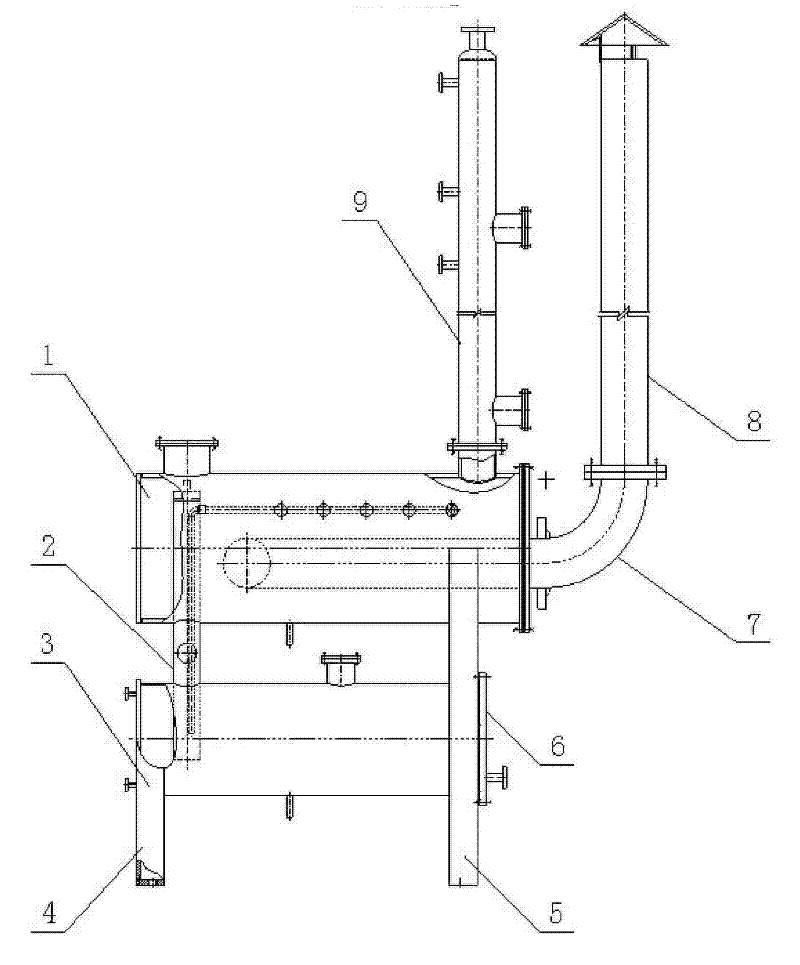 Heating furnace structure