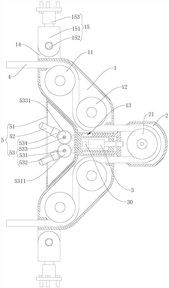 Balanced loading device for double-tension test