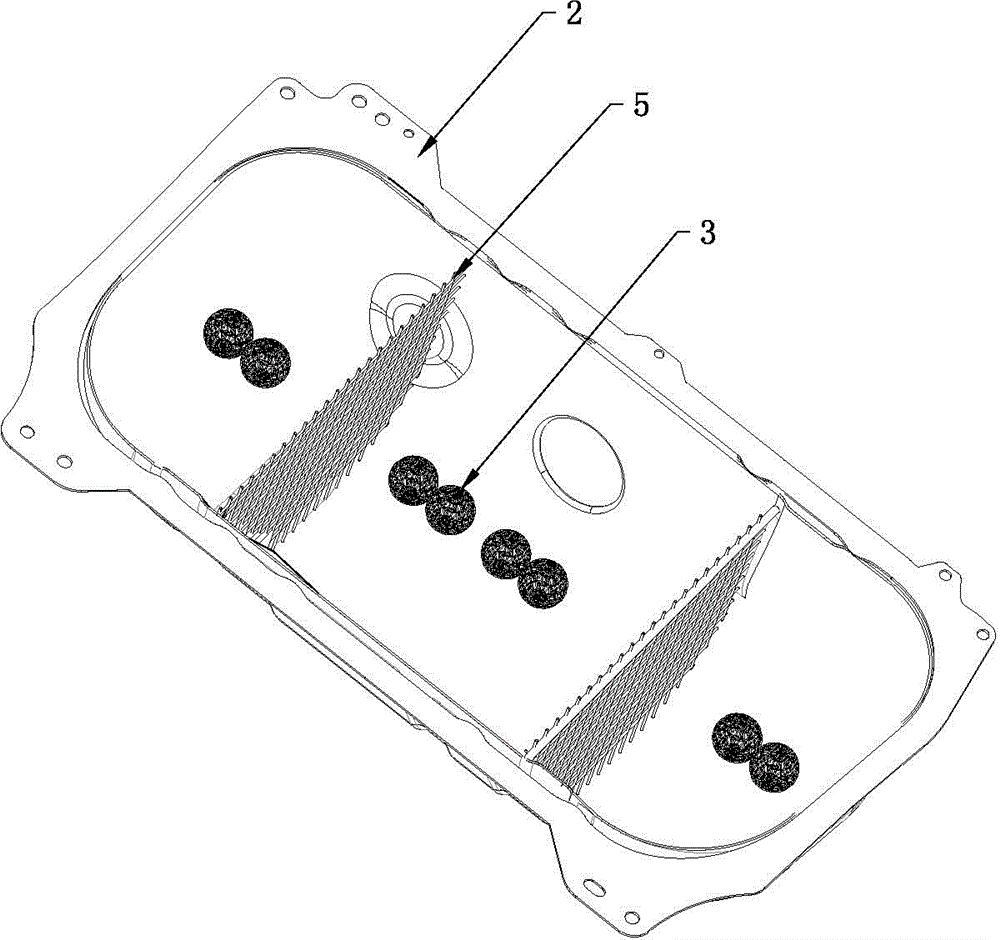 Explosion suppression oil tank