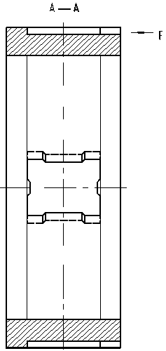 Subway axle box bearing