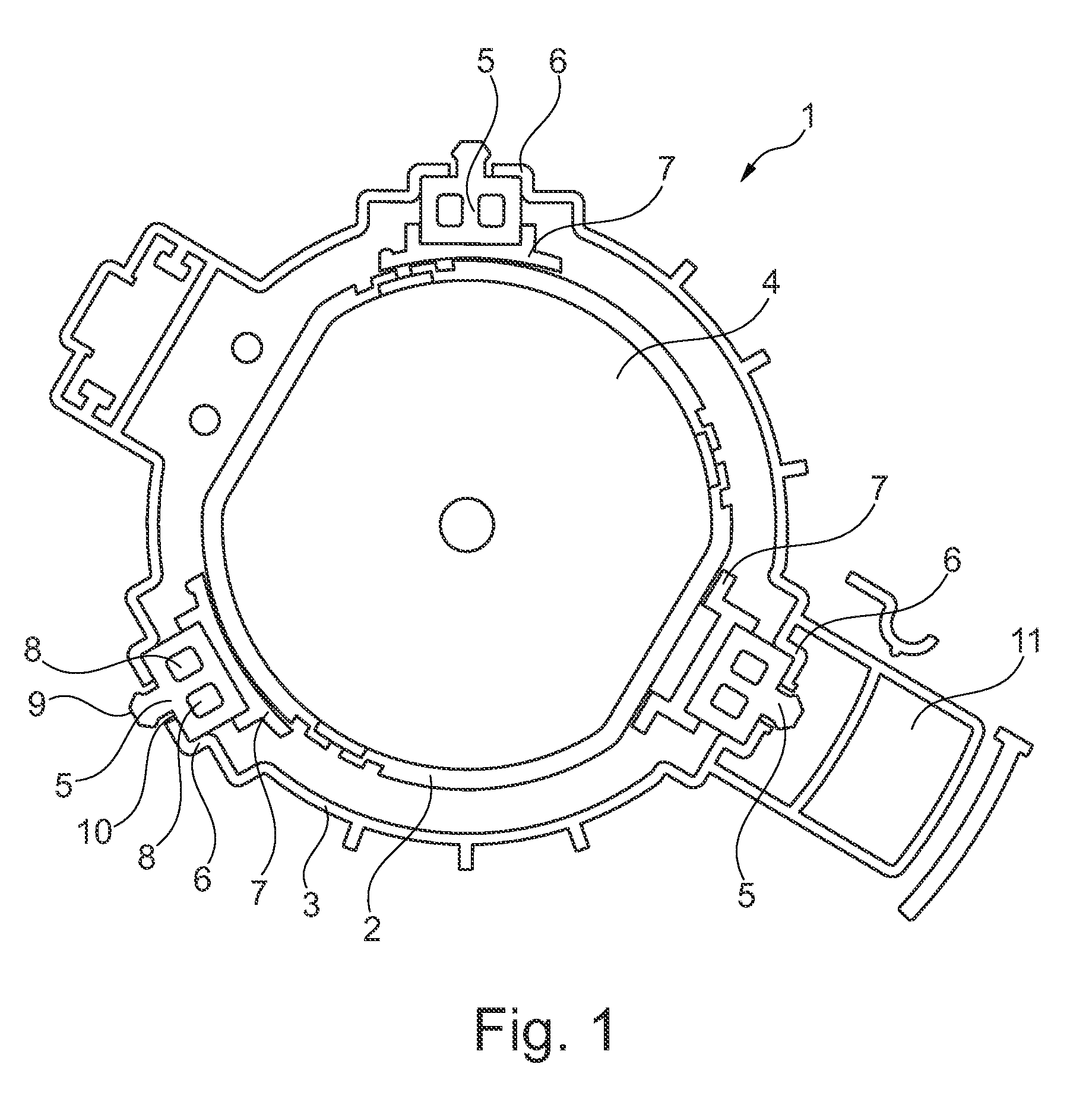 Motor mounting device