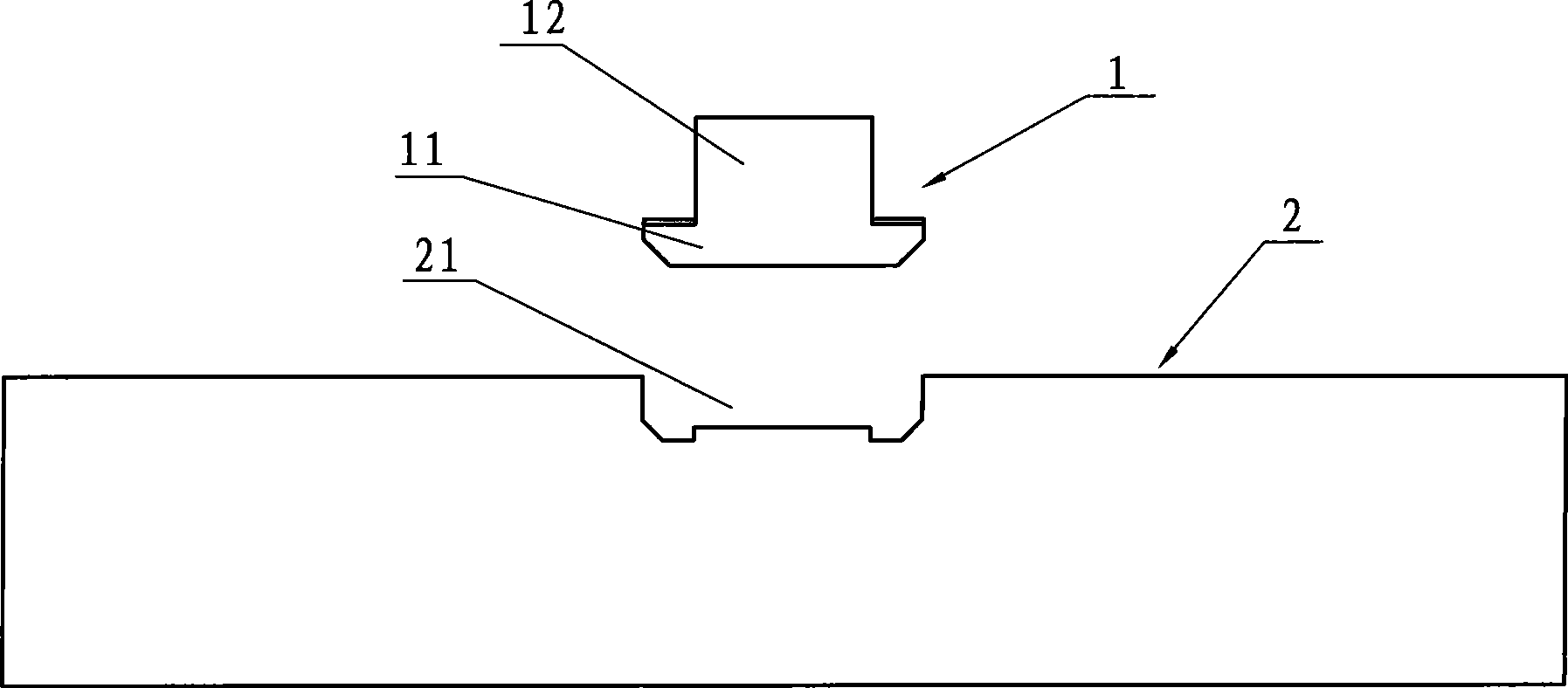 Congestion type busway jack tapping-off pile head