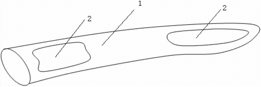 Three-dimensional braided composite material propeller blade of ship and manufacturing method thereof