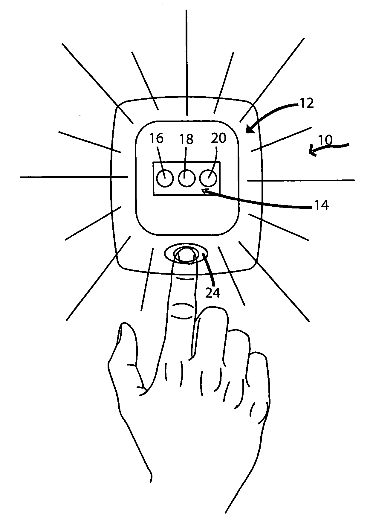 Illuminating device utilizing light-emitting diode array