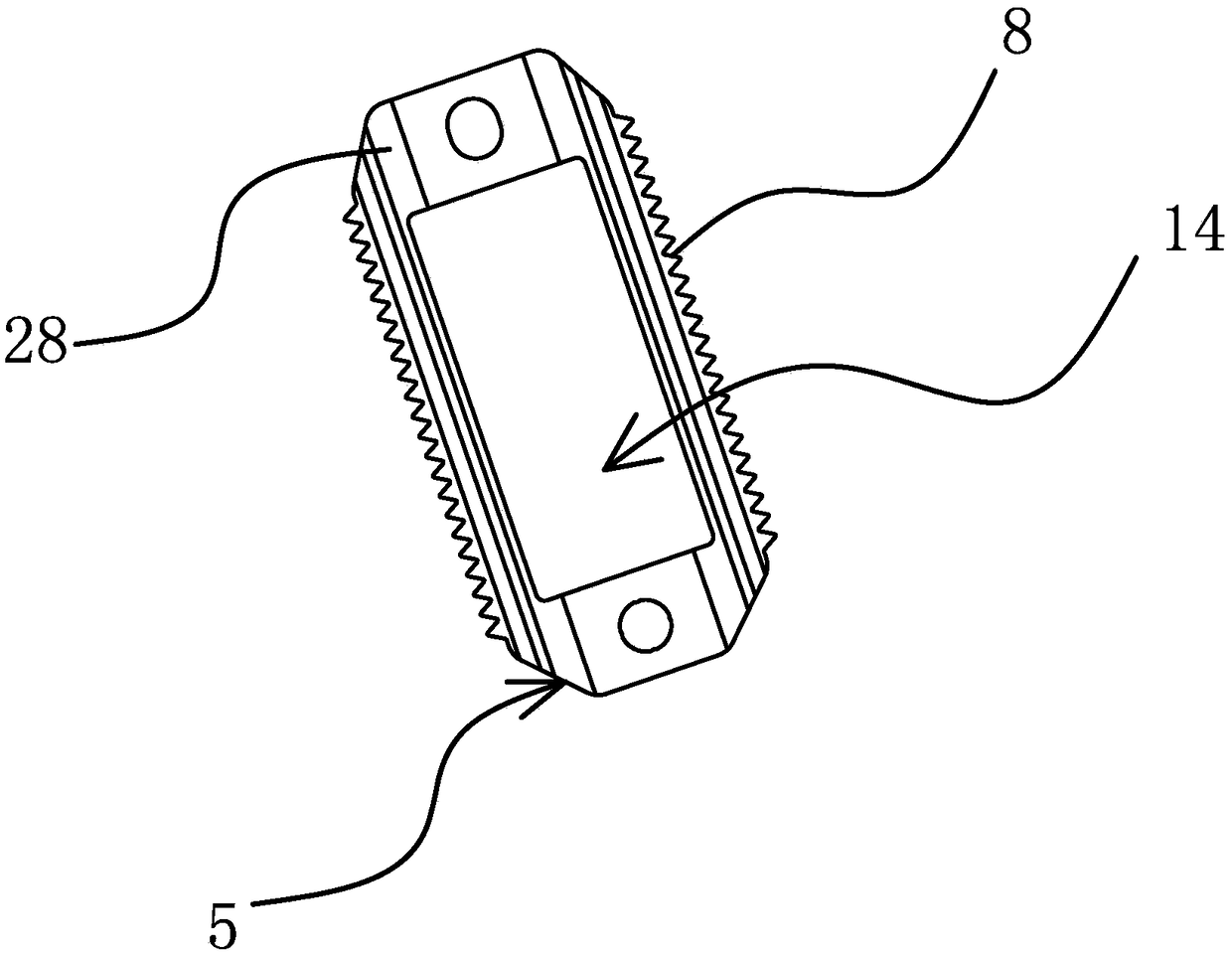 An automobile steering column