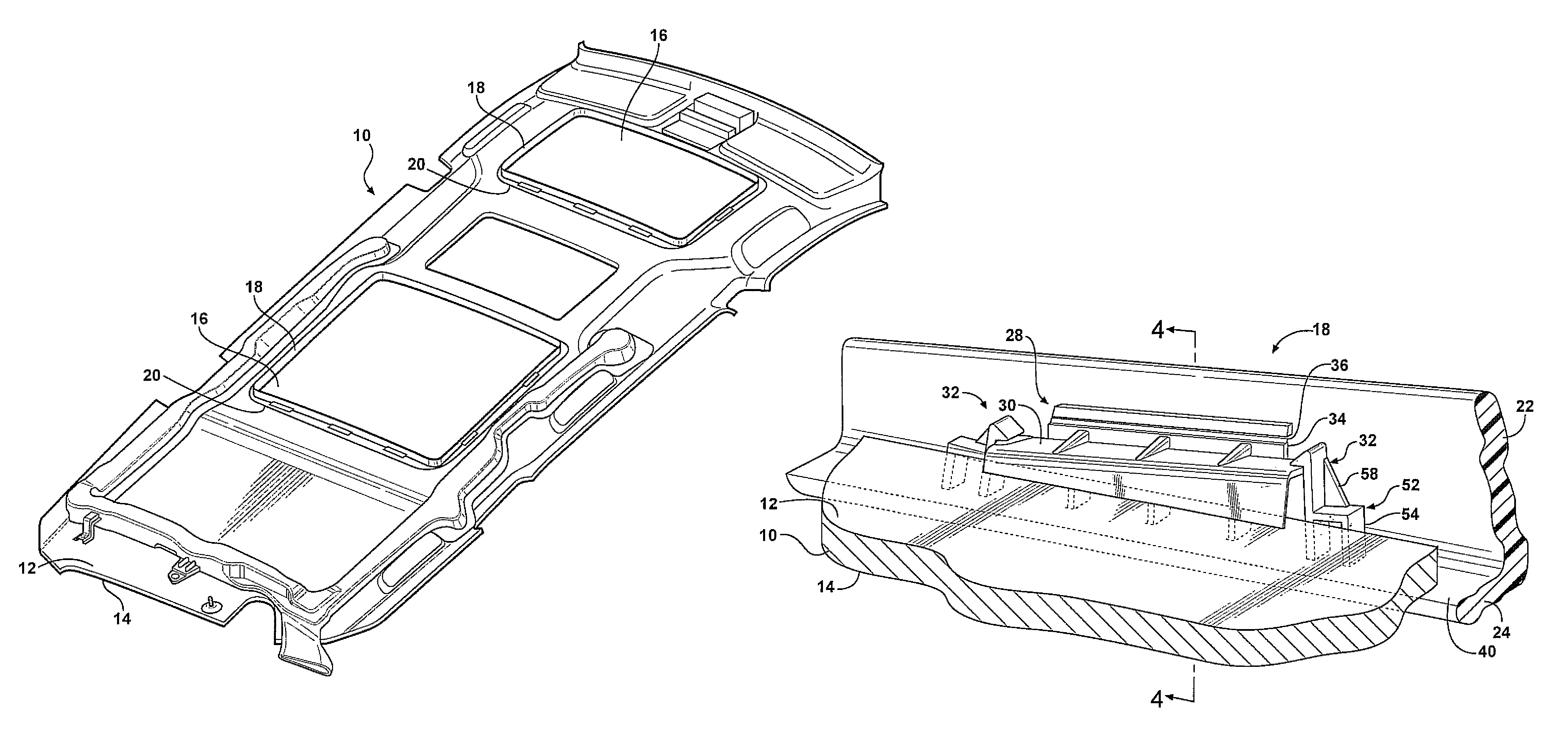 Trim ring having reinforced snap posts