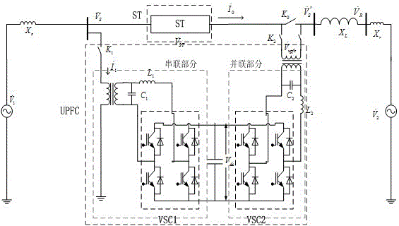 Topology structure and control method of improved sen transformer