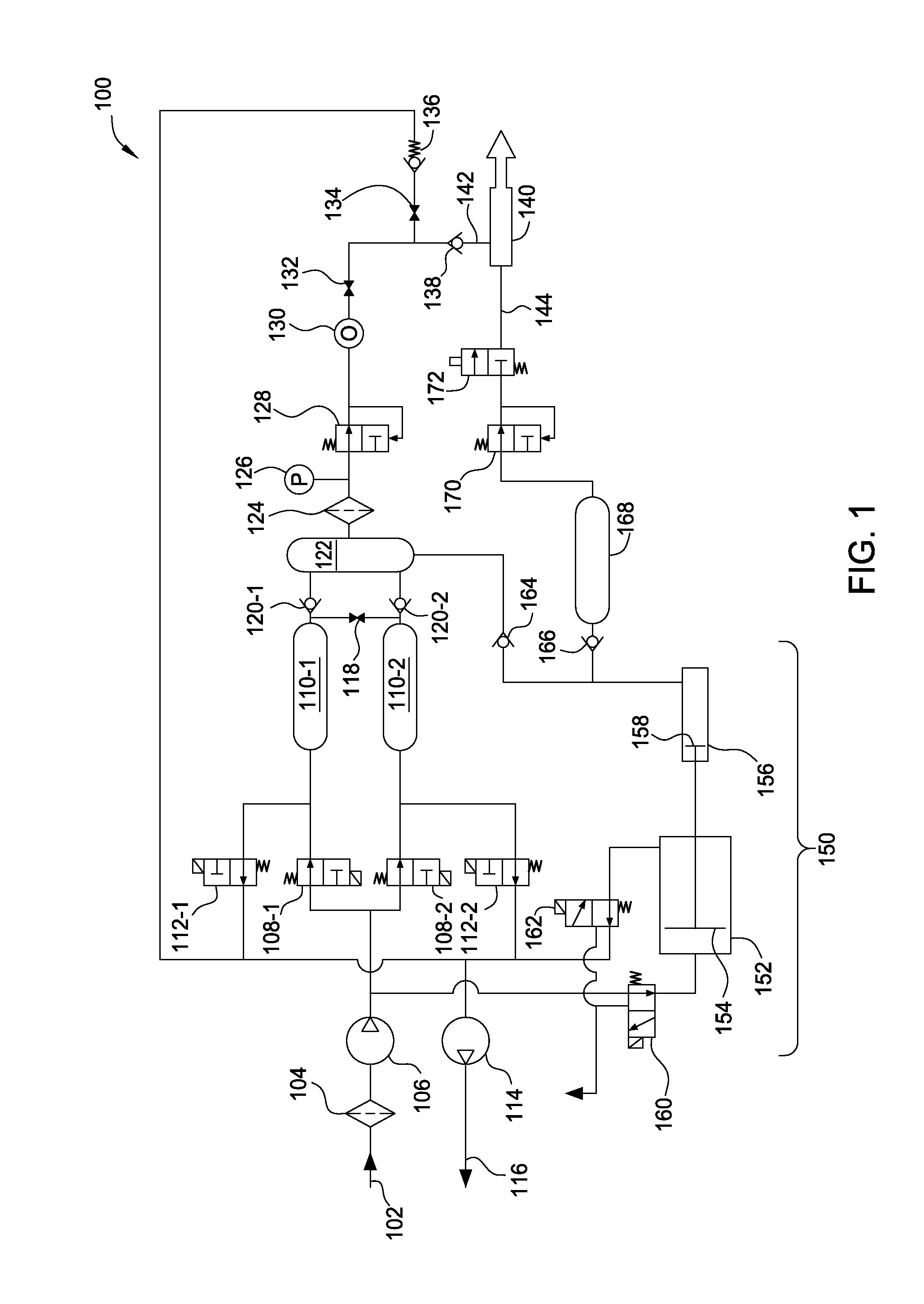 Oxygen concentrator for mechanical ventilation