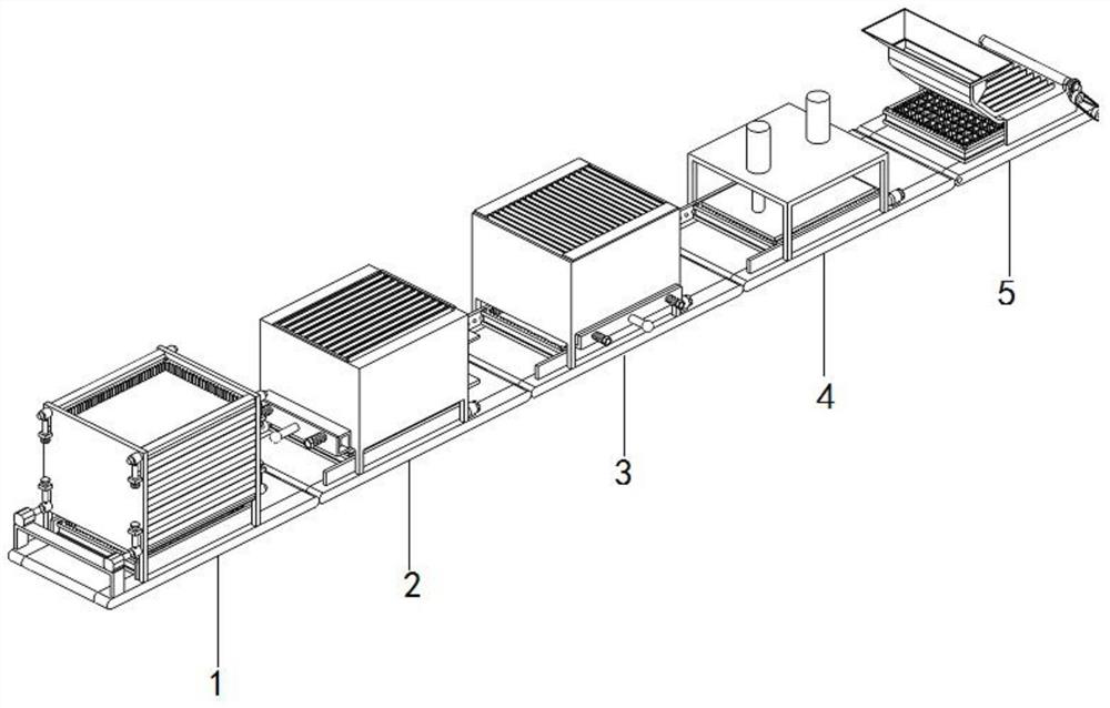 A loudspeaker automatic production line operation equipment