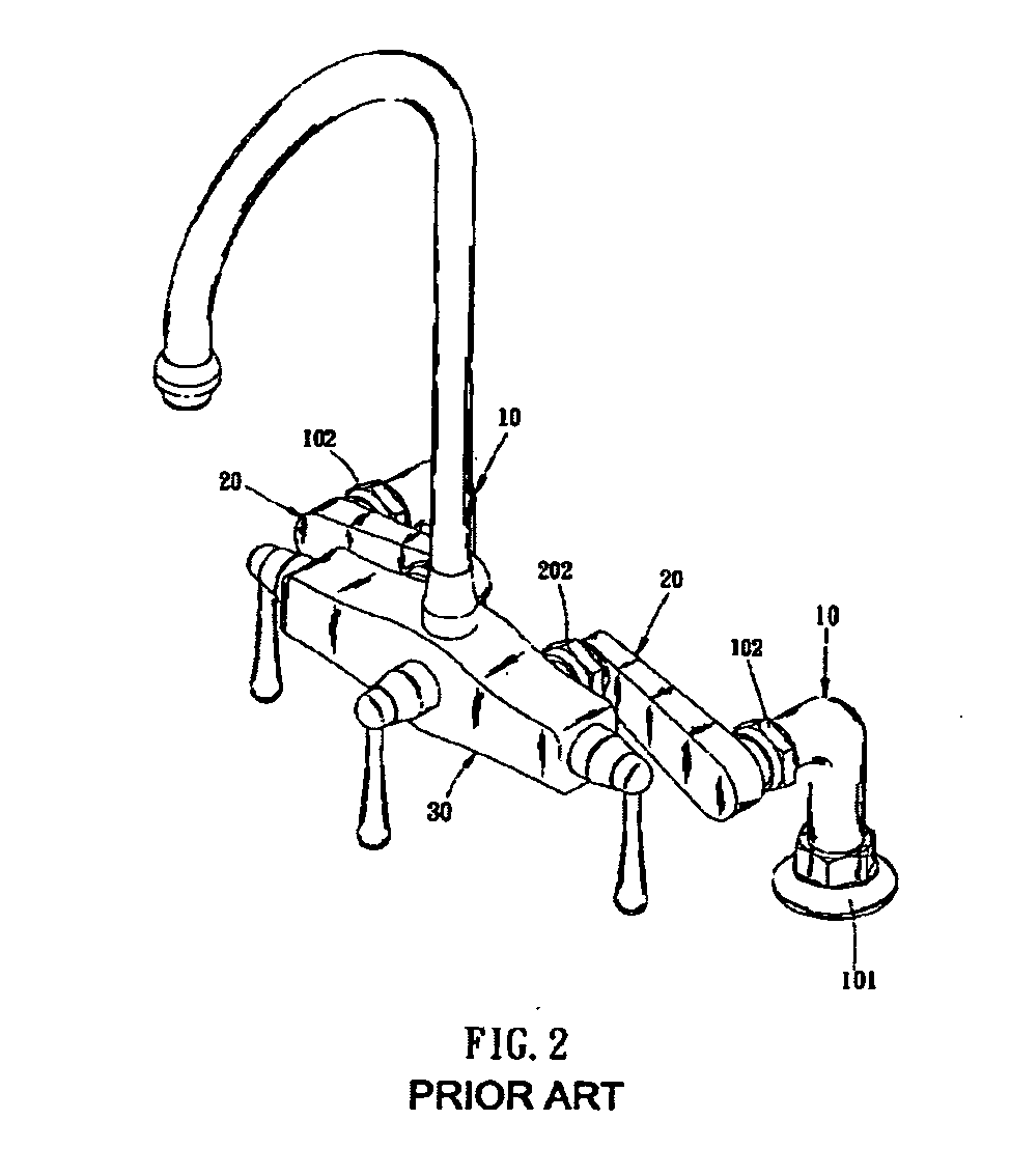 Connector for a faucet