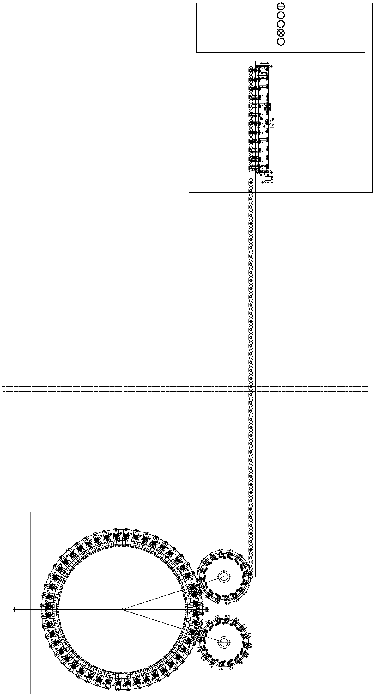 A large transfusion plastic bottle transfer device