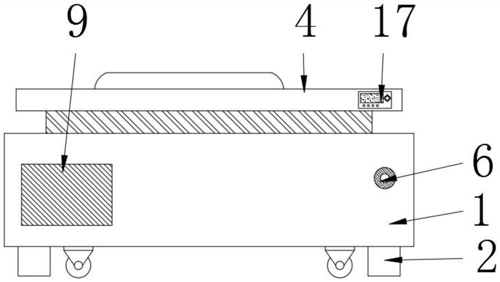 Nursing device for gastric lavage of patient suffering from food poisoning in Eicu ward