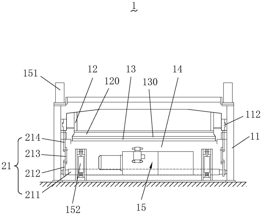 Novel hydraulic edge folding device