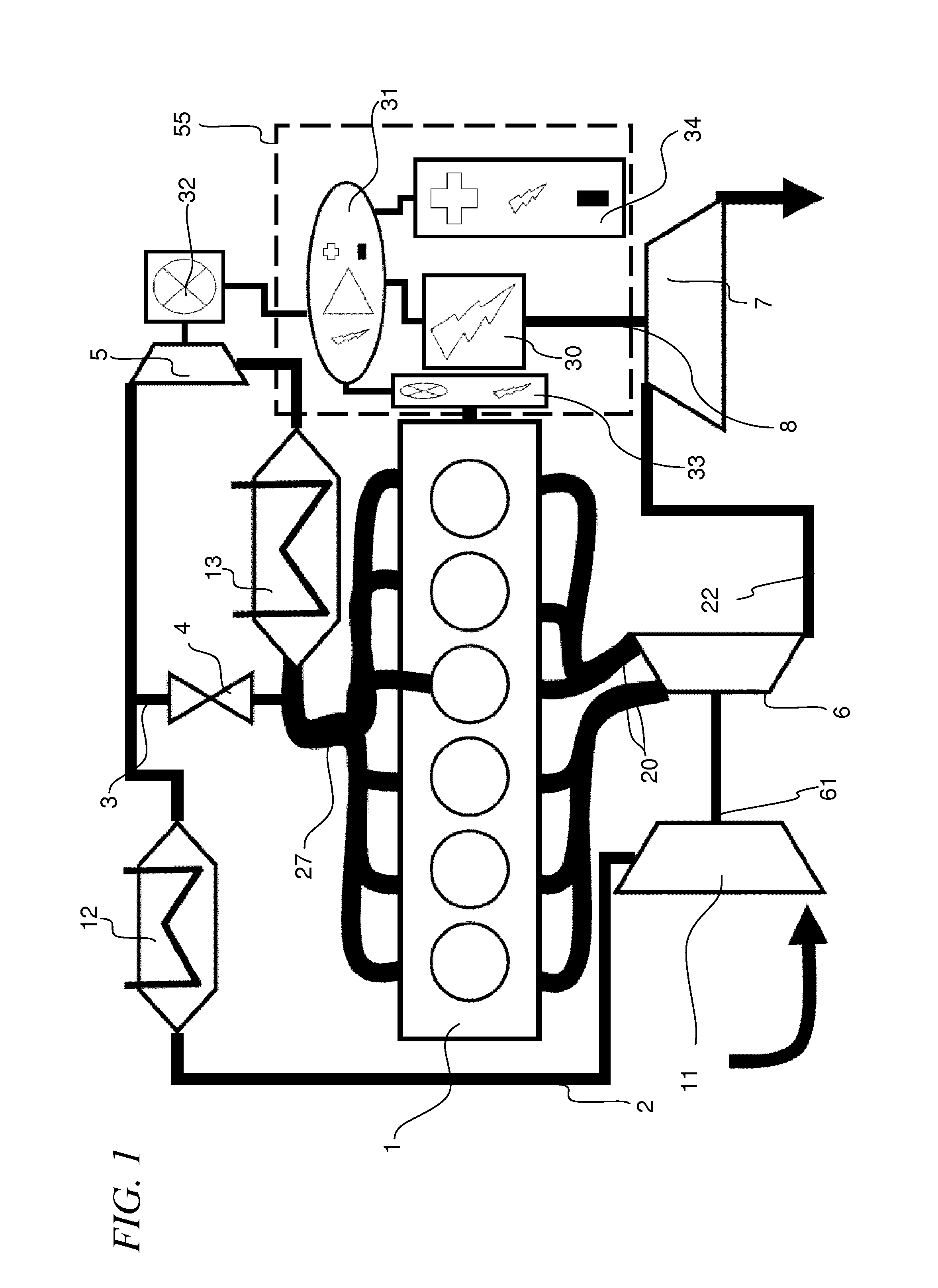 Supercharged turbocompound hybrid engine apparatus