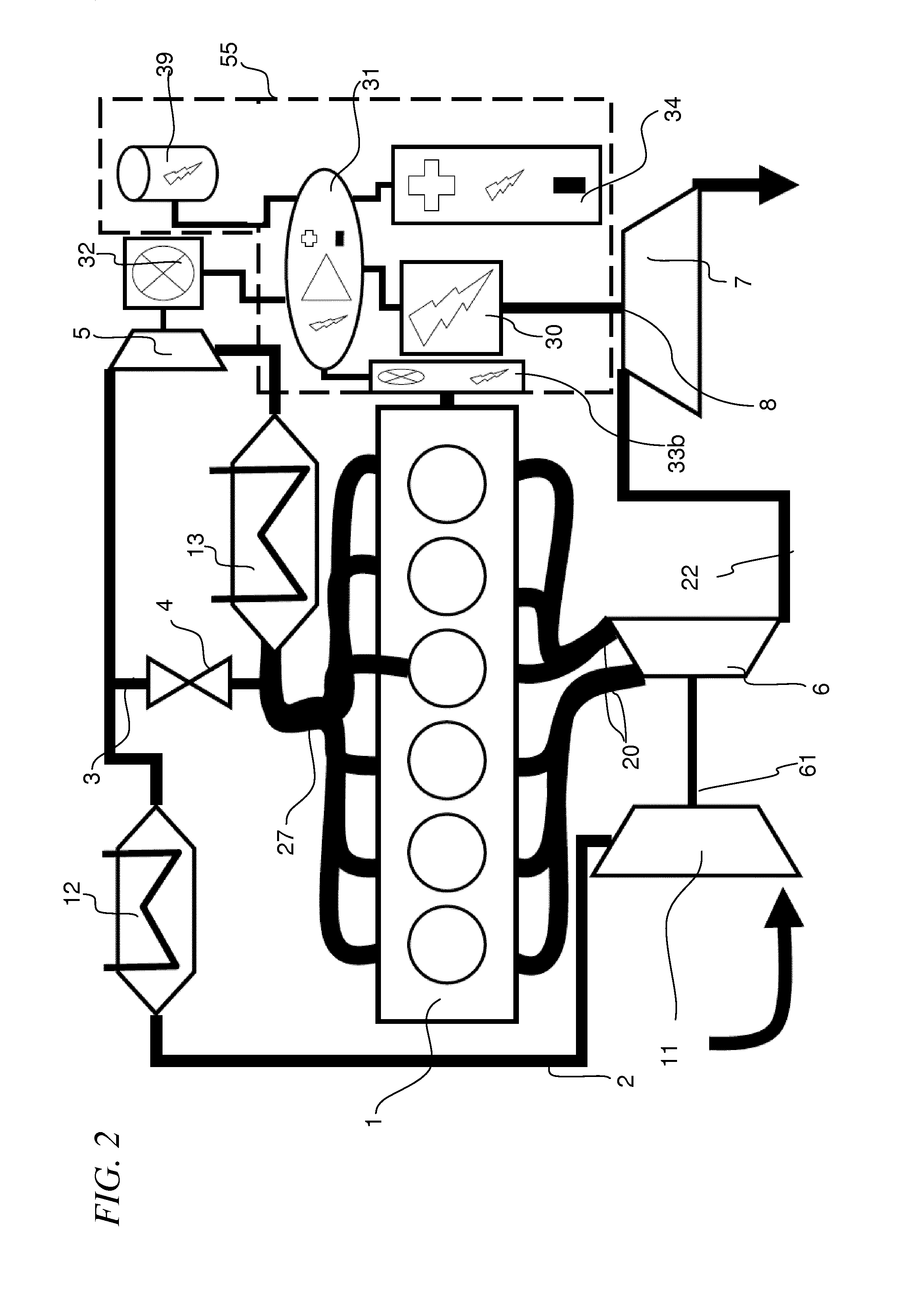 Supercharged turbocompound hybrid engine apparatus