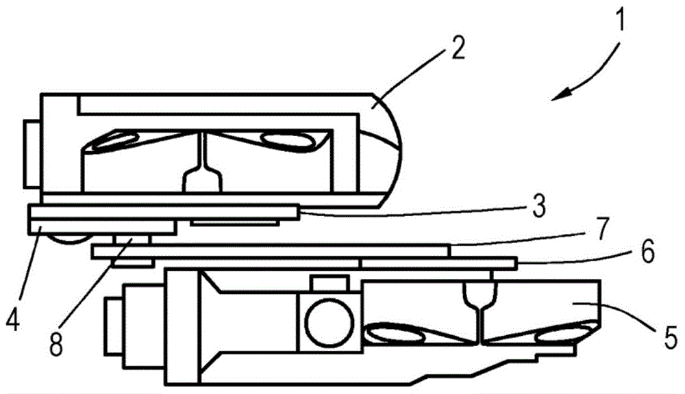 Adjusting device for front lid and associated motor vehicle