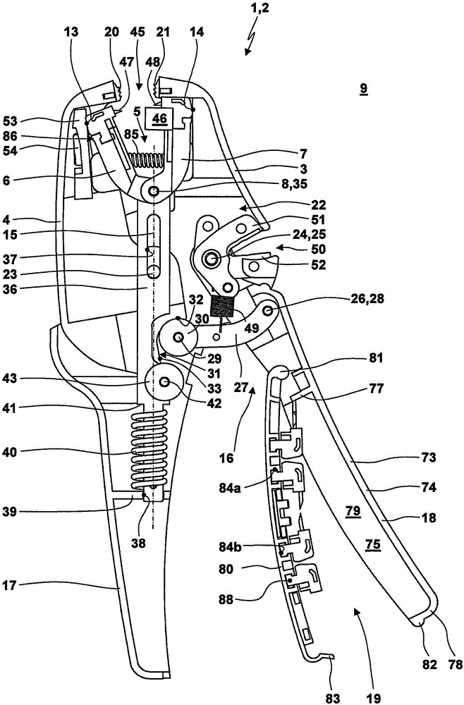 Cable stripping tool