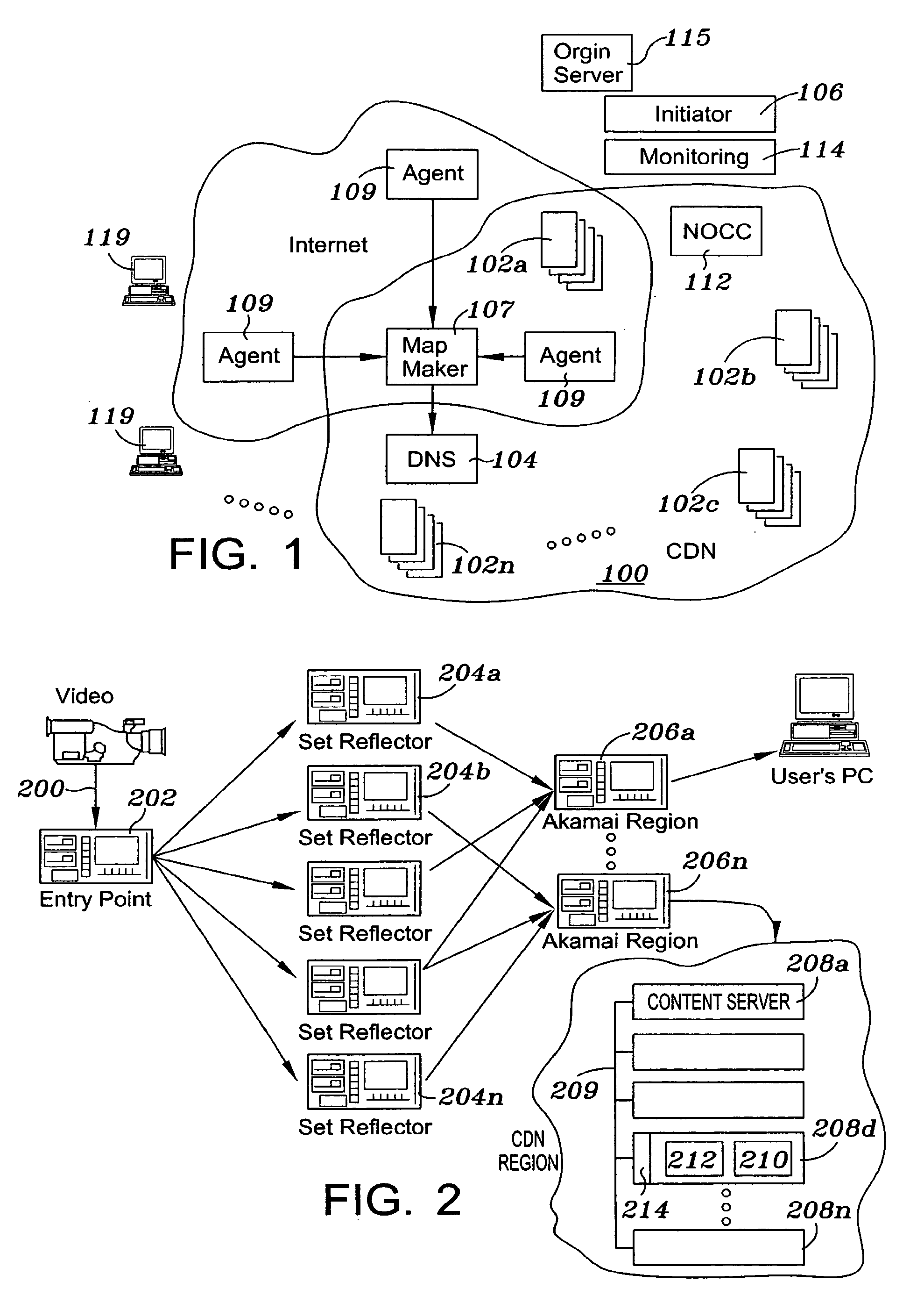 Client-side method for identifying an optimal server