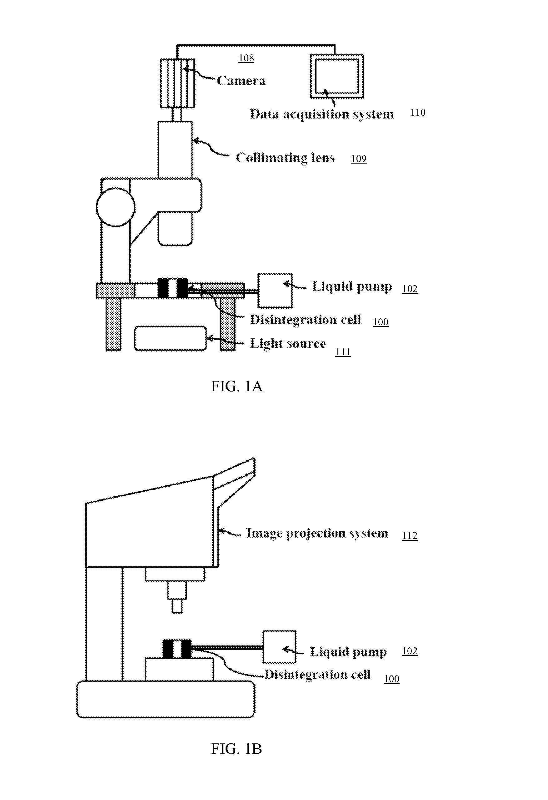 Apparatus and method for visiometric disintegration
