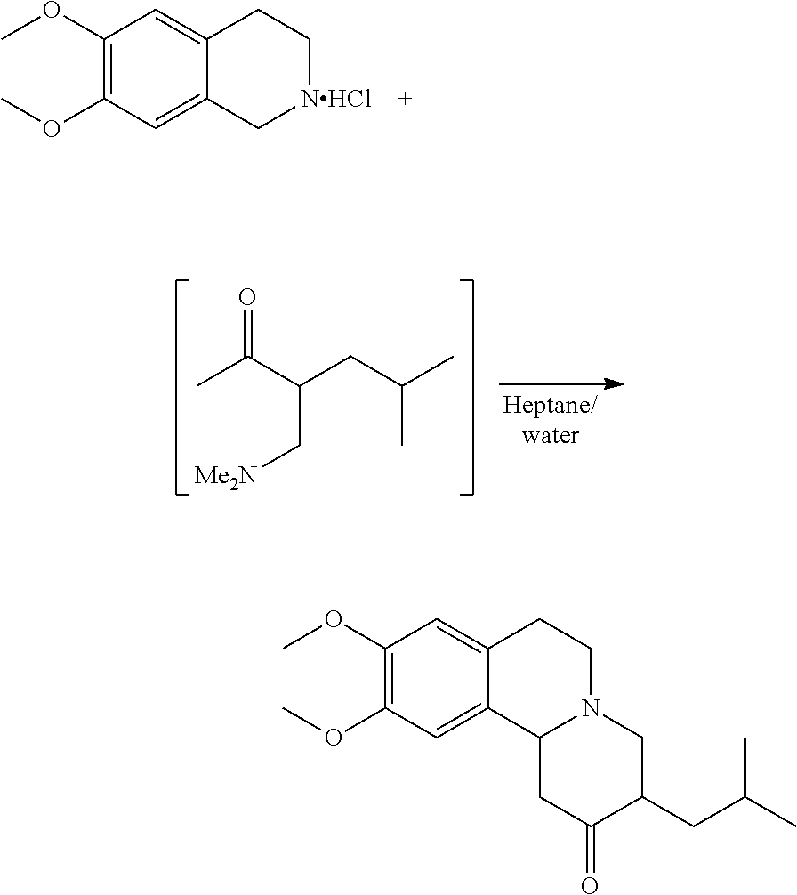 Synthetic methods for preparation of (S)-(2R,3R,11bR)-3-isobutyl-9,10-dimethoxy-2,3,4,6,7,11b-hexahydro-1H-pyrido[2,1-a]isoquinolin-2-yl  2-amino-3-methylbutanoate di(4-methylbenzenesulfonate)