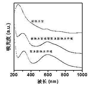 Carbon nano tube reinforced polyaniline nano-fiber and preparing method thereof