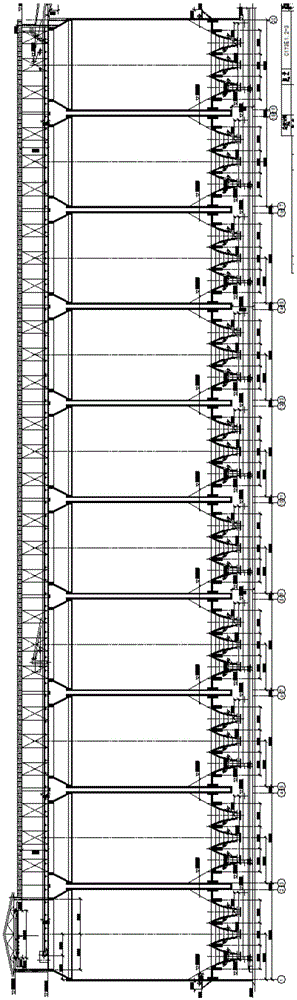 Automatic control system and method for different material layers of stored materials of large-diameter silo