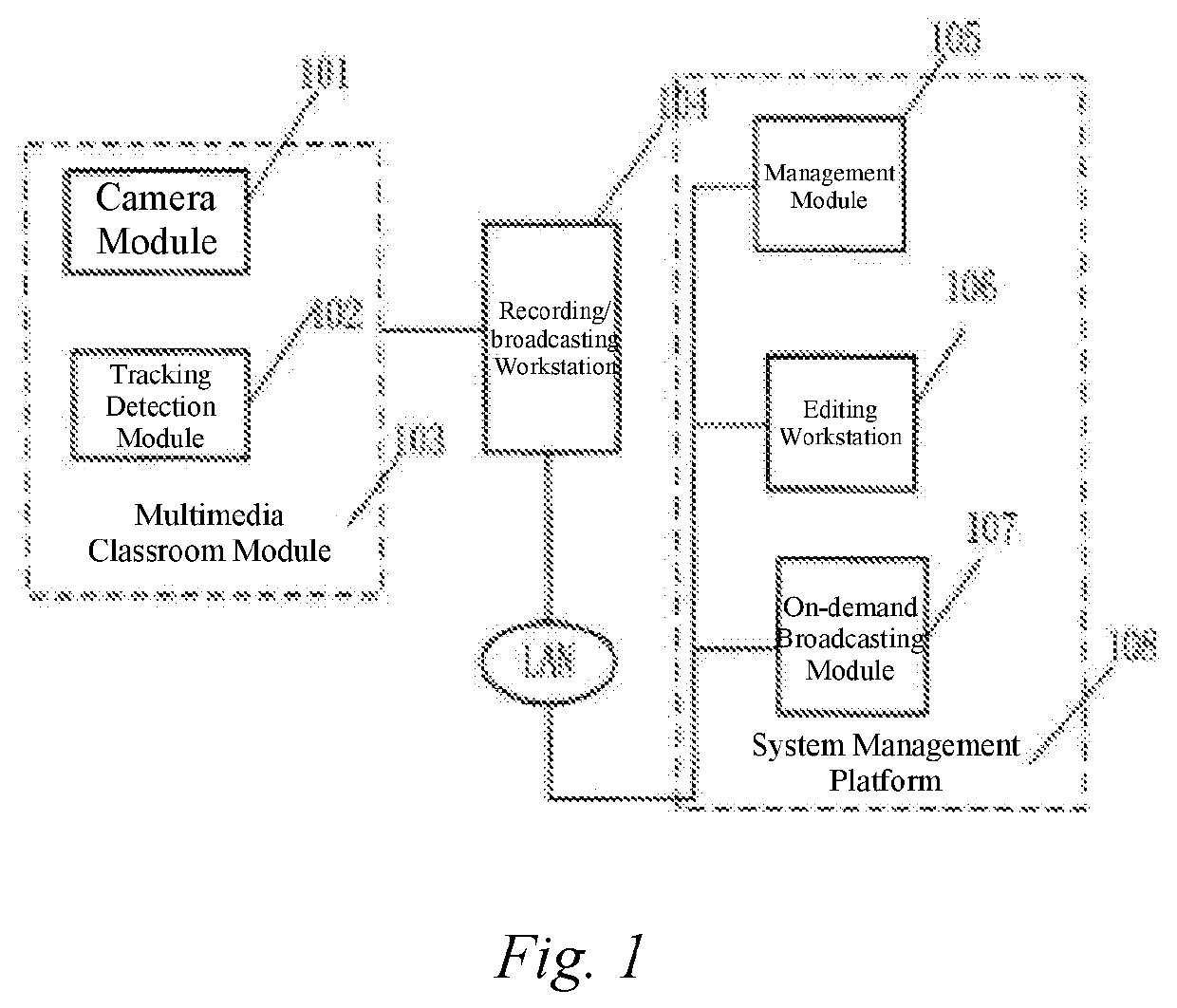 Internet-based recorded course learning following system and method