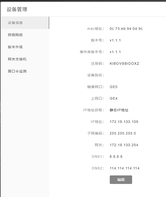 IDS system for monitoring and analysis based on real-time network flow and detection method