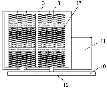 Industrial membrane crushing device with packing function