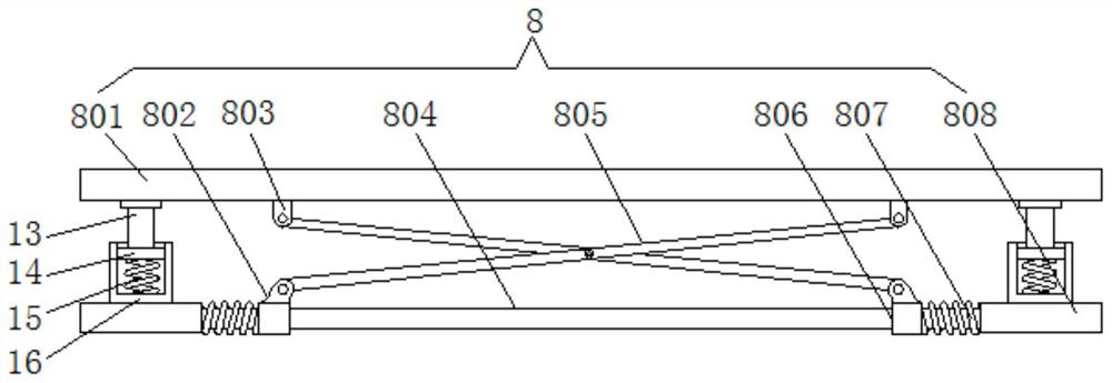 Servo control top cover structure of van vehicle