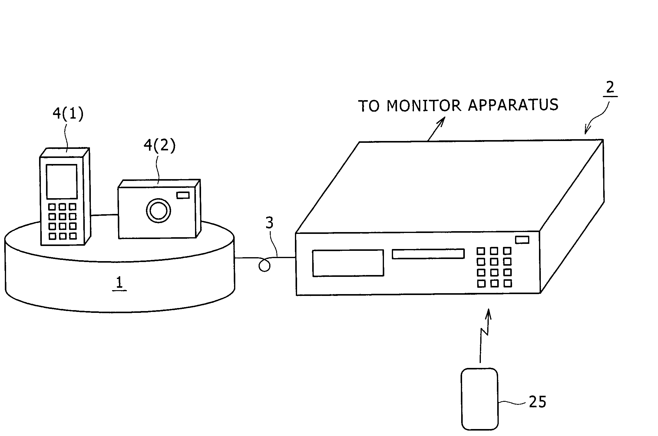 Data communication system, cradle apparatus, server apparatus and data communication method