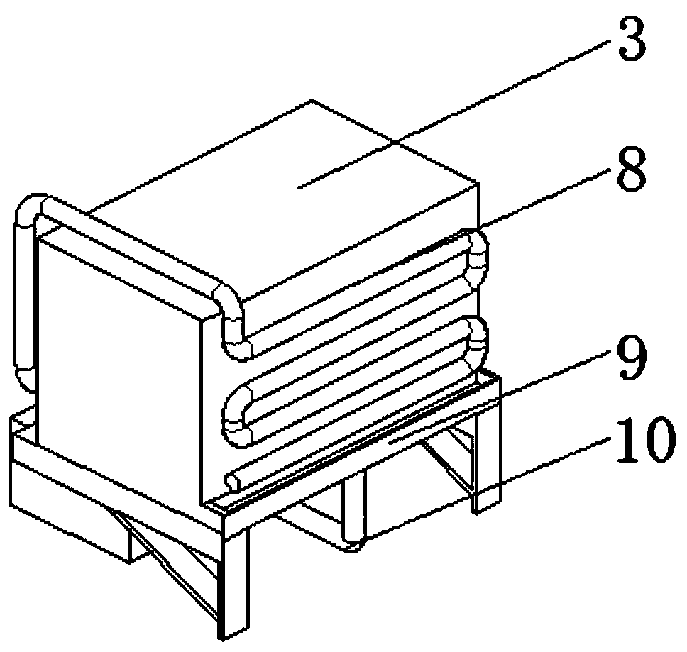 Air conditioner condensate water recycling and circulating cooling device