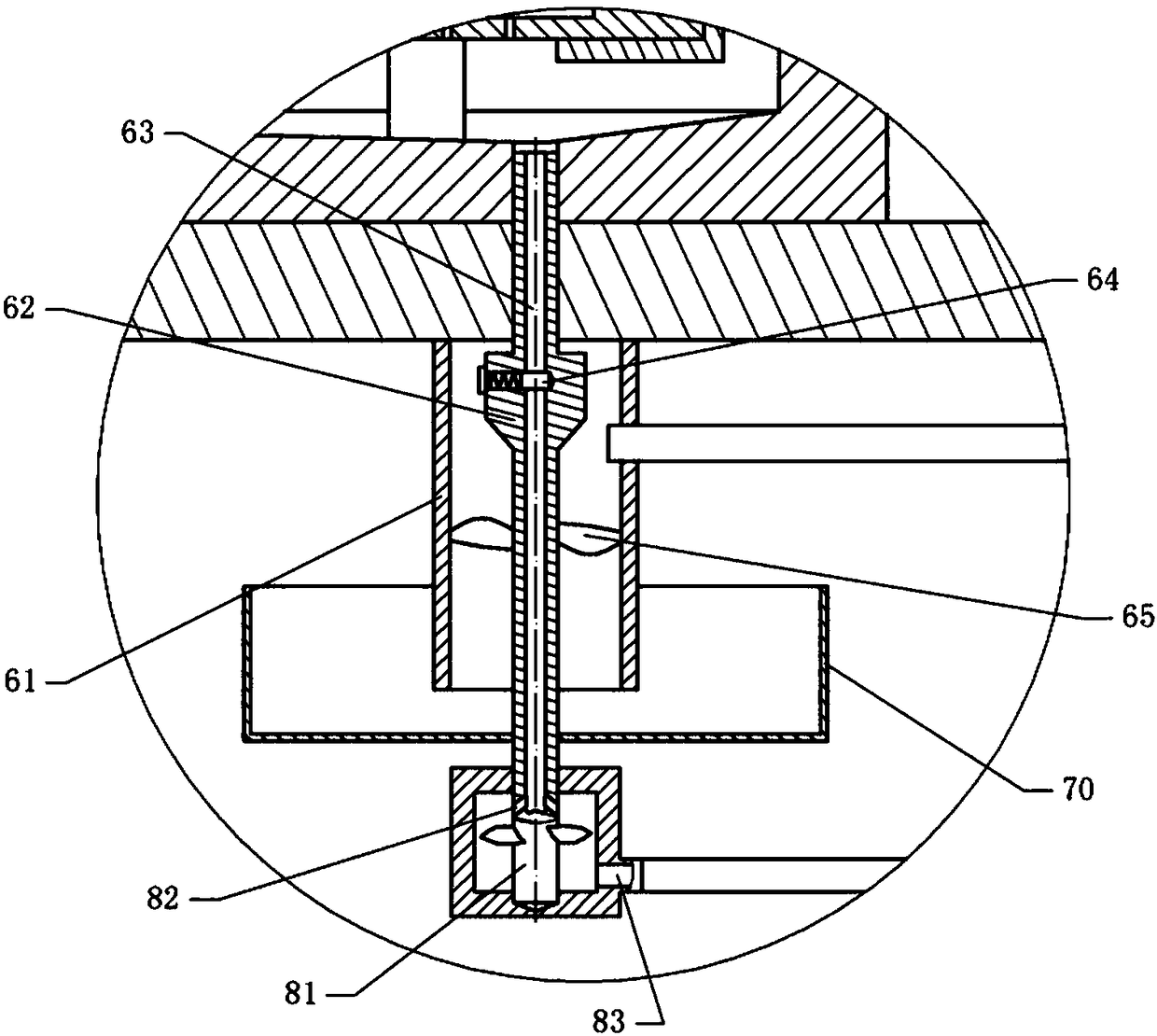 Plastic foam forming device