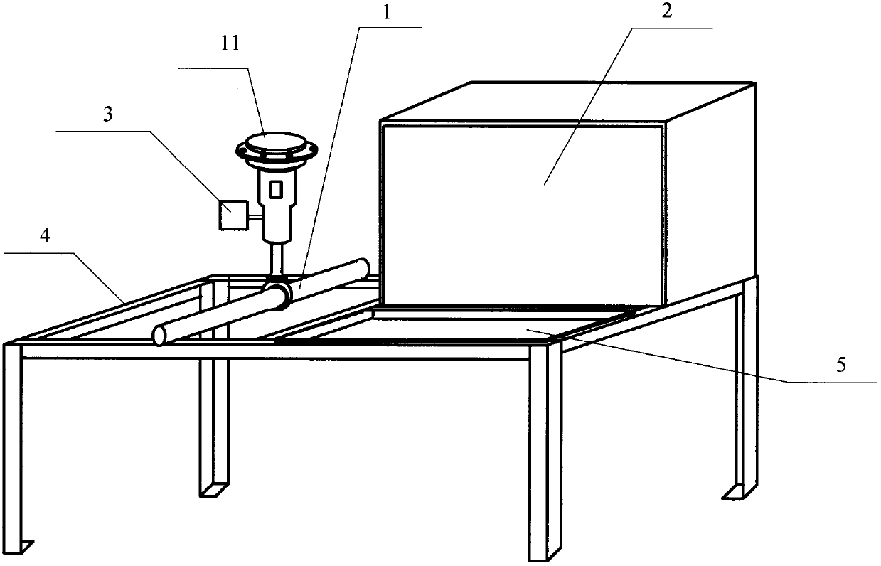 Pneumatic control valve adjustment-calibration device