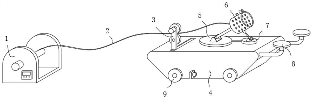 Crawling device for conveying endoscope lens