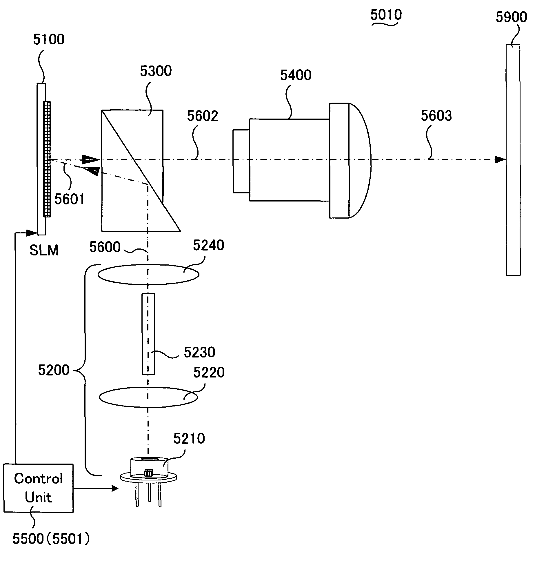 Display apparatus using pulsed light source