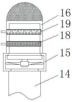 Crushing, screening and magnetic separation device for high-purity quartz powder