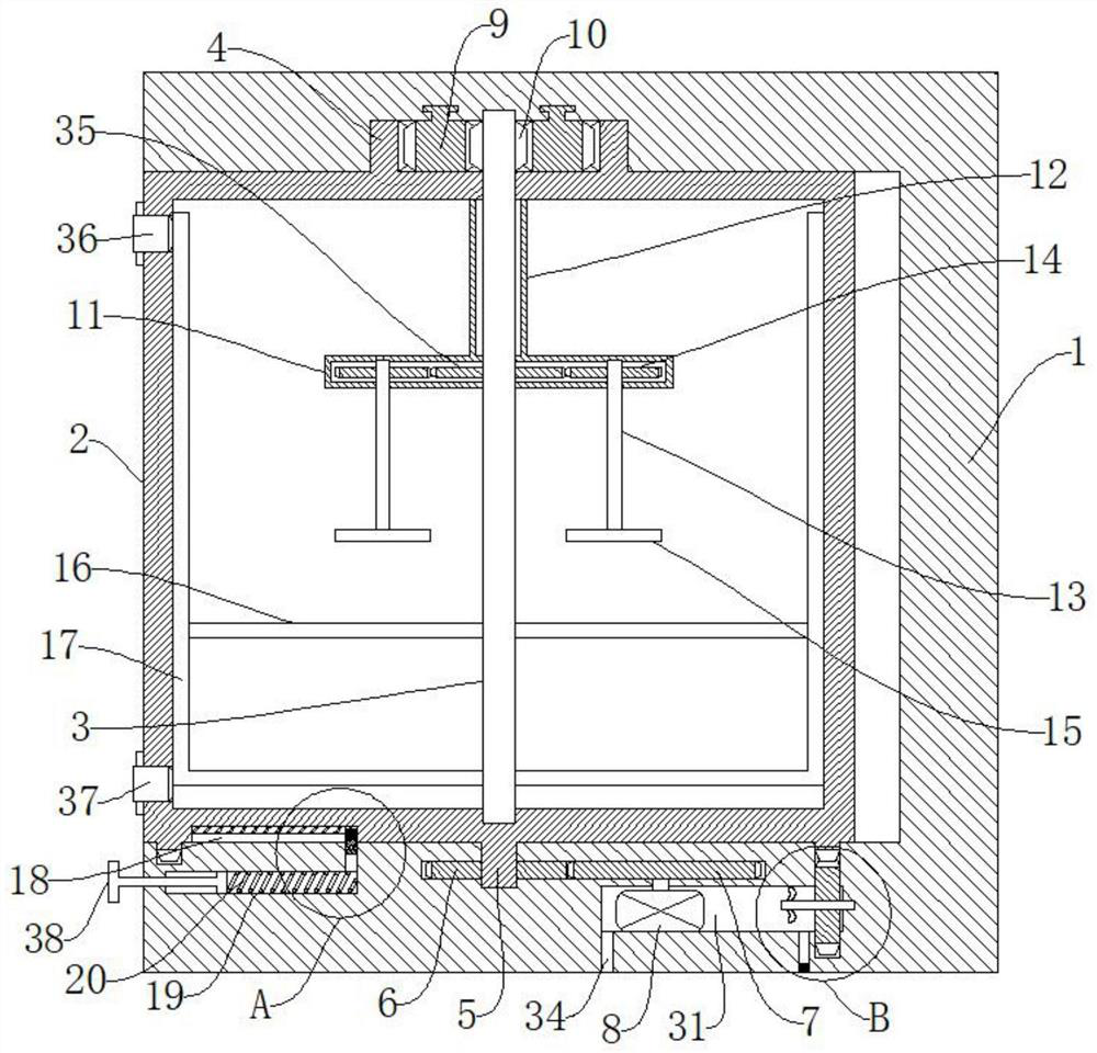 Efficient stirring device for food production