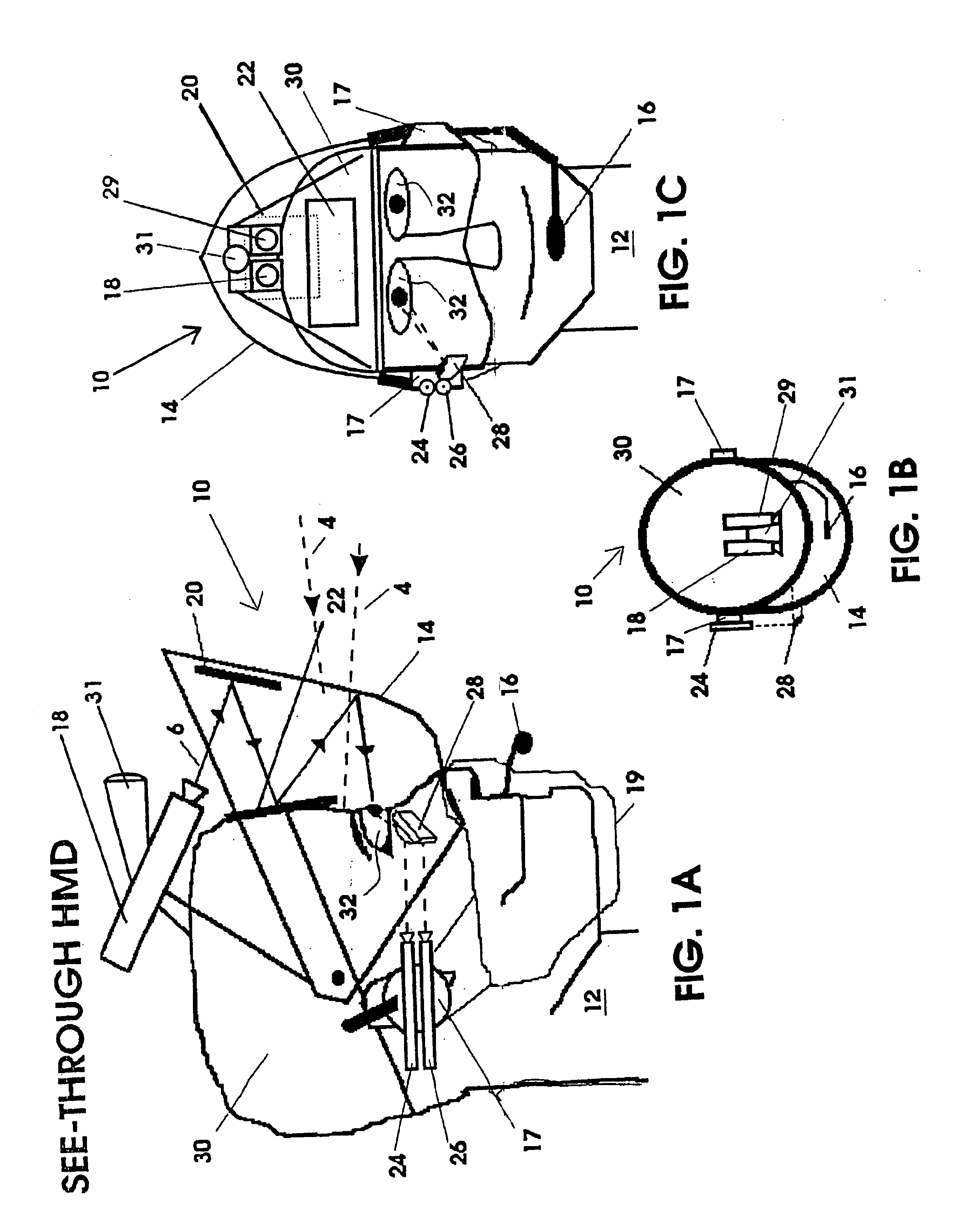 Selectively controllable heads-up display system