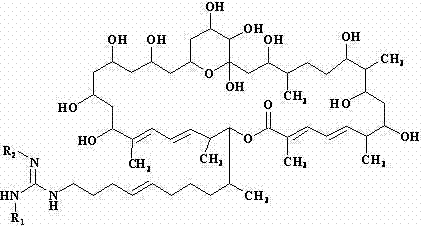 De-malonate monoacyl azalomycin F, preparation method thereof and application thereof to preparation of MRSA infection therapeutic drug