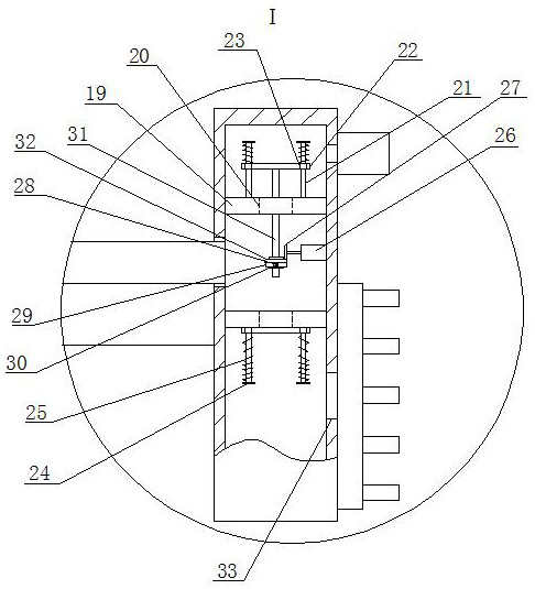 An automatic fire extinguishing device for big data analysis equipment