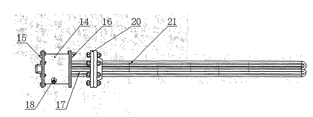 Electric heating system of high-temperature asphalt tank