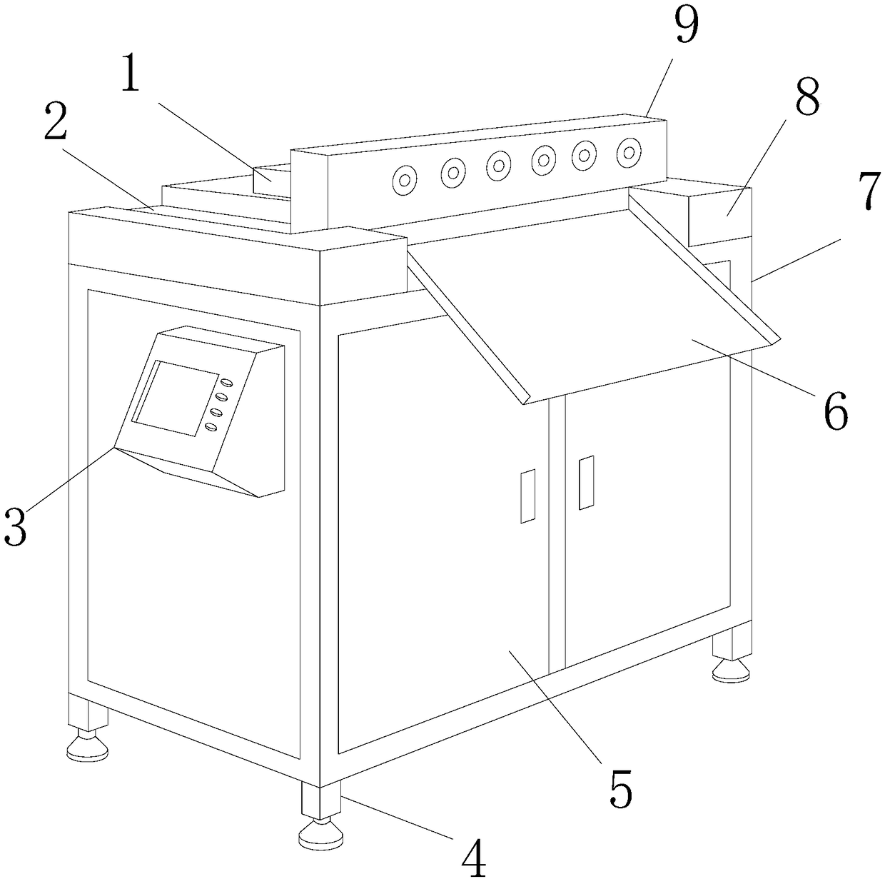 Automatic cloth cutter for garment machine